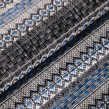 Outdoor Teppich SUNNY Schwarz 120 cm x 170 cm
