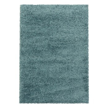 Hochflor Teppich SYDNEY Türkis 60 x 110 cm