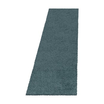 Hochflor Teppich SYDNEY Türkis 80 x 250 cm
