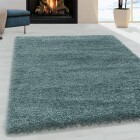 Hochflor Teppich SYDNEY Türkis 100 cm x 200 cm