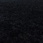 Hochflor Teppich SYDNEY Schwarz 200 cm x 290 cm