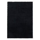 Hochflor Teppich SYDNEY Schwarz 300 cm x 400 cm
