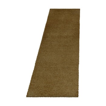 Hochflor Teppich SYDNEY Gold 80 x 250 cm