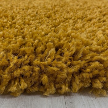 Hochflor Teppich SYDNEY Gold 140 x 200 cm