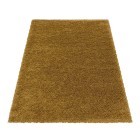 Hochflor Teppich SYDNEY Gold 160 cm x 230 cm