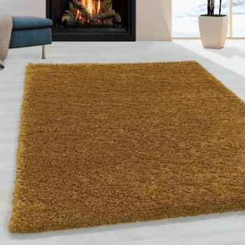 Hochflor Teppich SYDNEY Gold 200 cm x 290 cm