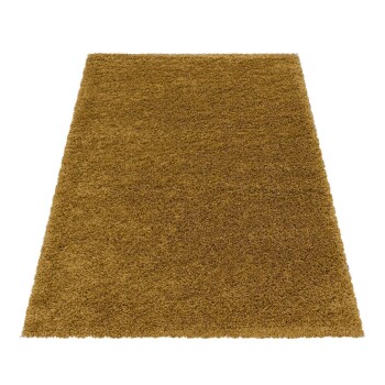 Hochflor Teppich SYDNEY Gold 300 cm x 400 cm