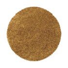 Hochflor Teppich SYDNEY Gold 80 cm Rund