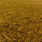 Hochflor Teppich SYDNEY Gold 80 cm Rund