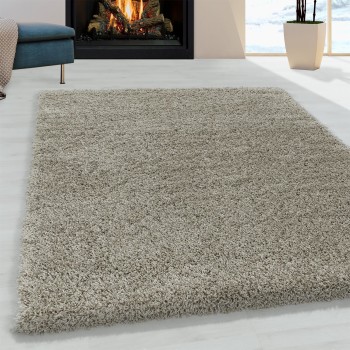 Hochflor Teppich SYDNEY Natur 100 cm x 200 cm