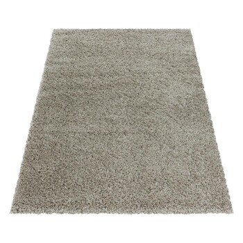 Hochflor Teppich SYDNEY Natur 140 x 200 cm