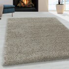 Hochflor Teppich SYDNEY Natur 200 cm x 290 cm