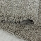 Hochflor Teppich SYDNEY Natur 120 cm Rund