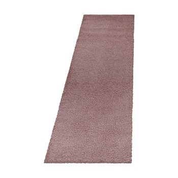 Hochflor Teppich SYDNEY Rosa 80 x 250 cm