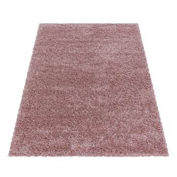 Hochflor Teppich SYDNEY Rosa 300 cm x 400 cm
