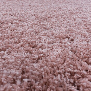 Hochflor Teppich SYDNEY Rosa 300 cm x 400 cm