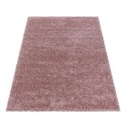 Hochflor Teppich SYDNEY Rosa 300 cm x 400 cm