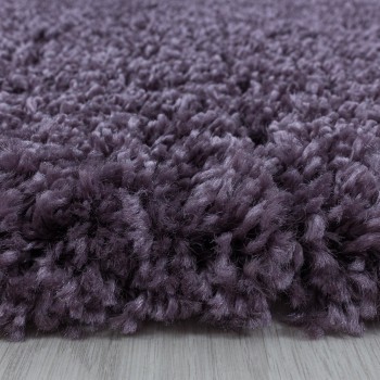 Hochflor Teppich SYDNEY VIOLETT 80 x 250 cm