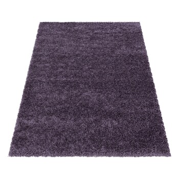 Hochflor Teppich SYDNEY VIOLETT 100 cm x 200 cm