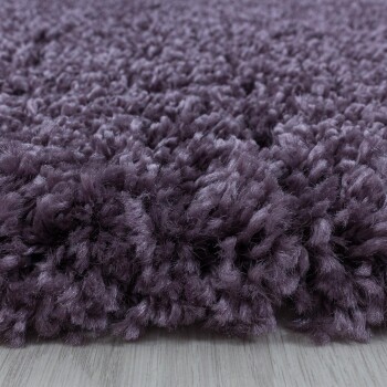 Hochflor Teppich SYDNEY VIOLETT 100 cm x 200 cm