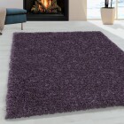 Hochflor Teppich SYDNEY VIOLETT 100 cm x 200 cm