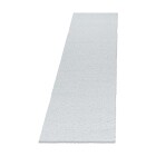 Hochflor Teppich SYDNEY Weiß 80 x 250 cm