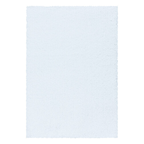 Hochflor Teppich SYDNEY Weiß 120 cm x 170 cm