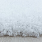 Hochflor Teppich SYDNEY Weiß 160 cm x 230 cm