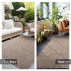 Outdoor Teppich ZAGORA Beige 120 cm x 170 cm