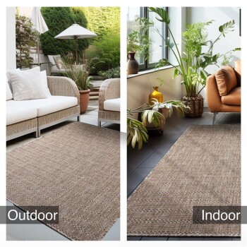 Outdoor Teppich ZAGORA Beige 280 x 370 cm