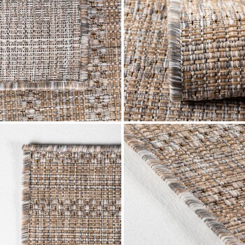 Outdoor Teppich ZAGORA Beige 280 x 370 cm