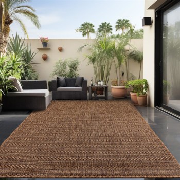 Outdoor Teppich ZAGORA Kupfer 80 x 150 cm