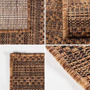 Outdoor Teppich ZAGORA Kupfer 80 x 150 cm