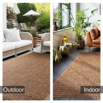 Outdoor Teppich ZAGORA Kupfer 120 cm x 170 cm