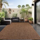 Outdoor Teppich ZAGORA Kupfer 120 cm x 170 cm