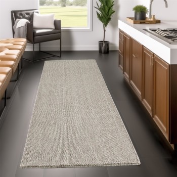 Indoor Teppich LOOM Braun 120 cm Rund