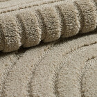 Hochflor Teppich ART Beige 160 x 160 cm Rund