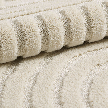Hochflor Teppich ART Creme 120 x 170 cm