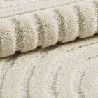 Hochflor Teppich ART Creme 160 x 160 cm Rund