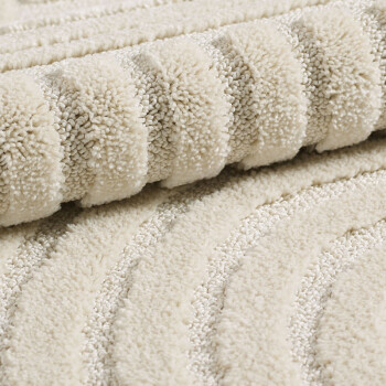 Hochflor Teppich ART Creme 200 x 290 cm