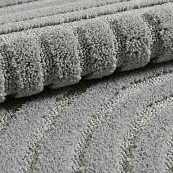 Hochflor Teppich ART Silber 160 x 230 cm