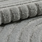 Hochflor Teppich ART Silber 160 x 230 cm