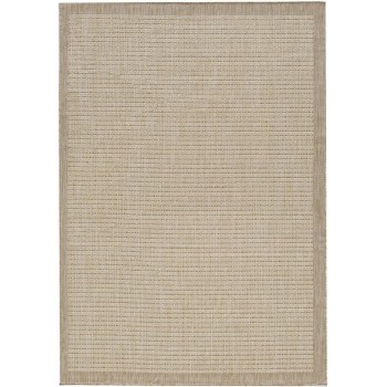 Outdoor Teppich GIZA Beige 200 x 200 cm Rund