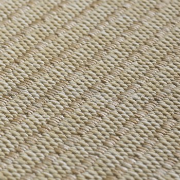 Outdoor Teppich GIZA Beige 200 x 200 cm Rund