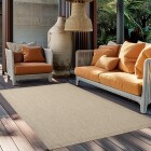 Outdoor Teppich GIZA Beige 200 x 200 cm Rund