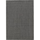 Outdoor Teppich GIZA Schwarz 120 x 120 cm Rund