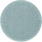 Outdoor Teppich GIZA Blau 120 x 120 cm Rund