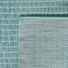 Outdoor Teppich GIZA Blau 120 x 120 cm Rund