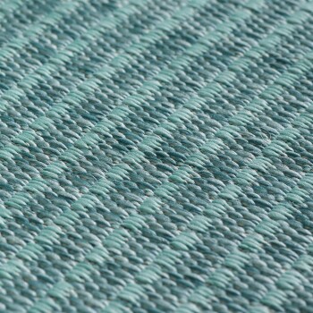 Outdoor Teppich GIZA Blau 160 x 160 cm Rund