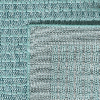 Outdoor Teppich GIZA Blau 200 x 200 cm Rund